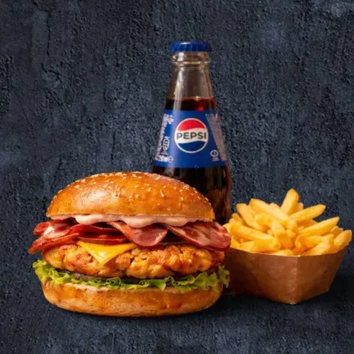 Royal bacon double chicken combo